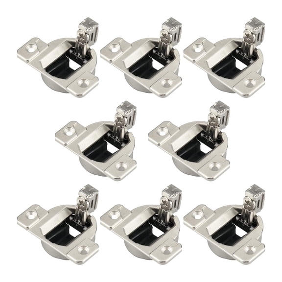 Compactly 33 Cabinet Hinges Replacement For 110Degree Metal Plate Corrosions Resistant Fit 35mm Cup Mount Hardware
