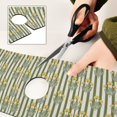 thumbnail image 6 of Yayeee Faucet Mat for Kitchen Sink 14.7" Diatomite Long Splash Guard Pad, Green Stripe Flowers, 2 Pack, 6 of 7