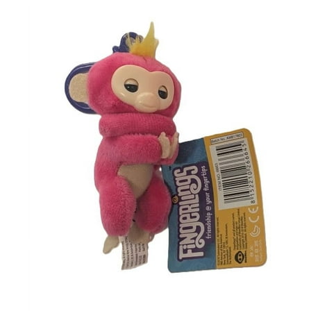 Pink Fingerlings Plush Hugger Clip On Plush Keychain Plush Clip