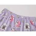 thumbnail image 5 of Beezizac Purple Poodle Pajamas for Girls Adorable Short Sleeve Summer Cozy Sleepwear Outfit for Kids PJ Set Size 12, 5 of 7
