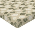 thumbnail image 4 of Ambesonne Rock Fitted Sheet, Stone Peeble Creamy Design Art, Full Size, Army Green Pale Khaki, 4 of 5