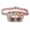 Pink, variant on Ettsollp Transparent Fanny Pack Clear Fanny Pack Belt Bag Large Capacity Water-resistant Zipper Closure Stadium Approved Transparent Waist Bag