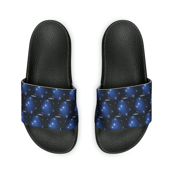 Libra Constellation Symbol Women's PU Slide Sandals