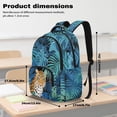 thumbnail image 7 of DISNIMO Leopard Print Spacious School Backpack for Elementary Middle School Students, Multi-compartment Bookbag with Side Mesh Pockets for Daily Use & Travel, 7 of 7