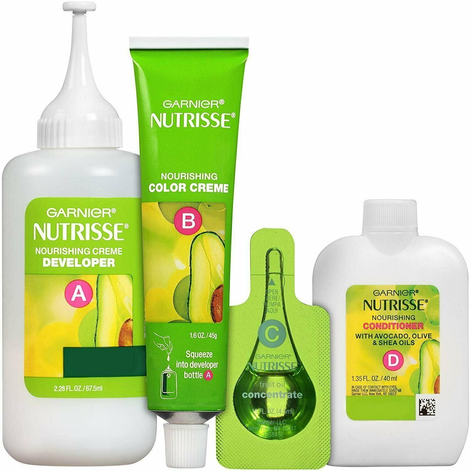 Garnier Nutrisse Haircolor - 73 Honeydip (Dark Golden Blonde) 1 Each (Pack of 4)
