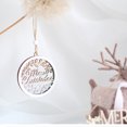 thumbnail image 3 of 6 colgantes de madera árbol de navidad bola de madera decorativa colgante de madera tallada 28 * 10cm JAMW Sencillez, 3 of 5