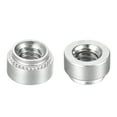 thumbnail image 4 of Unique Bargains Écrous Auto-Fermants, 1/4-20x0.25 Pouces Écrou Rivet en Acier Inoxydable Tête Ronde Attache de Montage en Métal 50 Pcs, 4 of 5