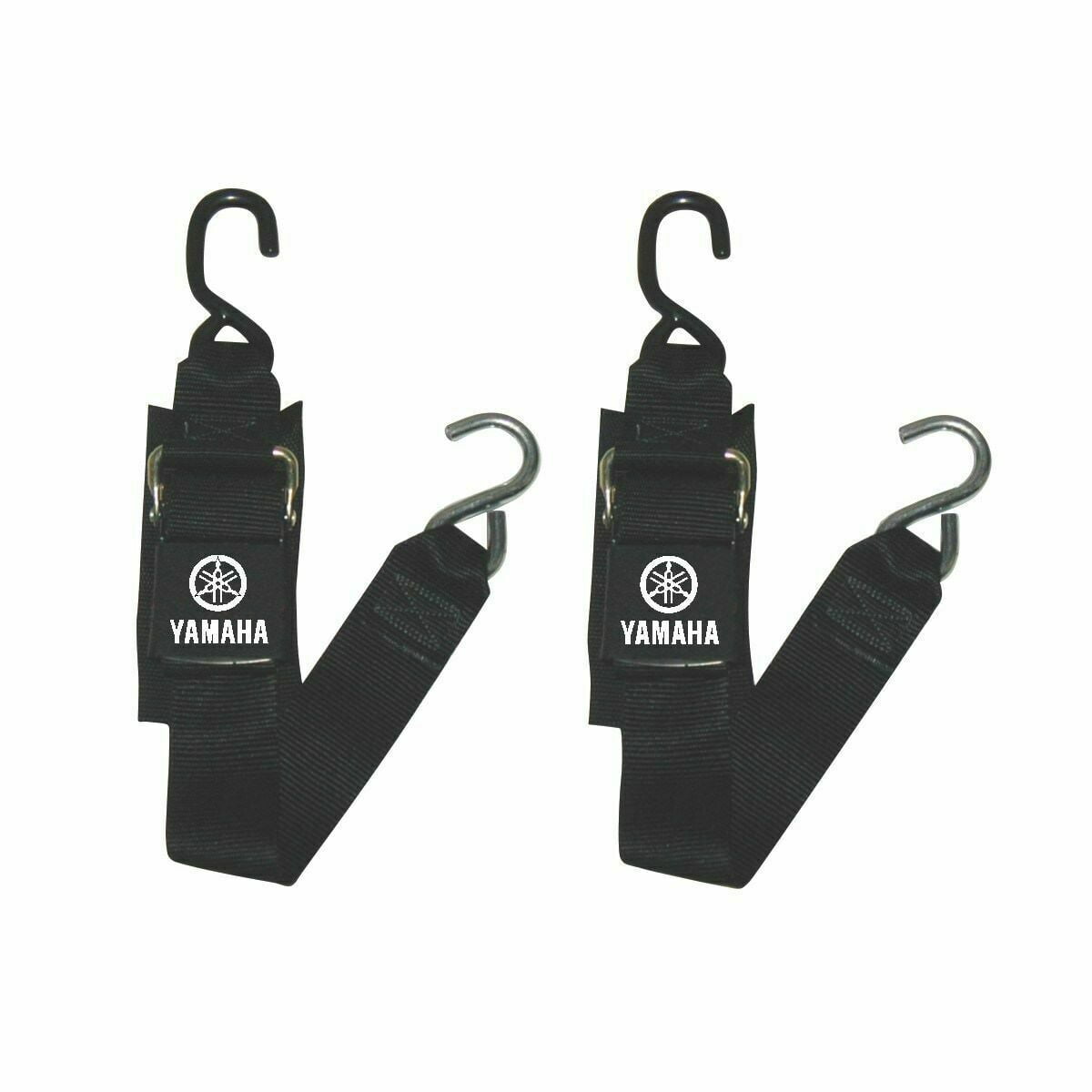 Yamaha Boat Watercraft PWC 2' x 2" Tie Down Strap Set Pair Black SBT