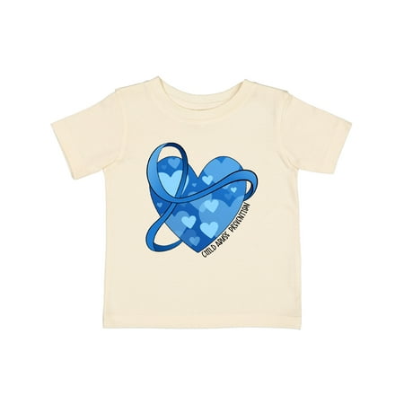 

Inktastic Child Abuse Prevention-Ribbon Around Heart Gift Baby Boy or Baby Girl T-Shirt
