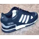 thumbnail image 1 of Adi-das ZX 750 Mens Shoes Trainers Uk Size 7 to 12 G40159 Originals Navy White, 1 of 6