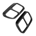 thumbnail image 2 of Exhaust Tip Cover, Tail Pipe Frame Stainless Steel Sturdy  Replacement For  CLS W218 2012-2017 For Car Glossy Black, 2 of 8