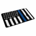 thumbnail image 2 of Blue American Flag Door Mat&nbsp;Indoor Outdoor Entrance, Non Slip Rug for Kitchen Bathroom Entryway Rug, Black White Stars Stripe US Flag Washable Doormat Floor Mat for Office 20x31.5 Inch, 2 of 8