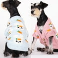 thumbnail image 2 of Cartoon Rabbit Carrot Pet Coat Adorable Knitted Sweater Clothes for Casual Style, 2 of 8