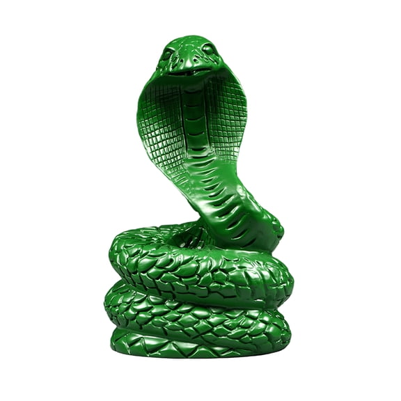 OIUR Wooden Snake Statue 2025 Chinese New Year Feng Shui Zodiac Animal Figurine Small Realistic Snake Sculpture for Home Office Desk Decor
