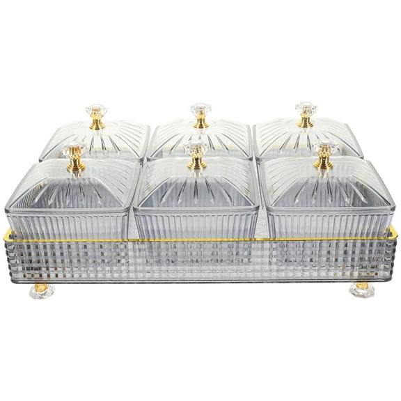 Dried Fruit Plate Snack Dish Compartment Platter Nuts