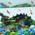 thumbnail image 5 of Decoración de acuario, puente de resina, pecera, decoración de paisaje, adorno de acuario, puente de resina, pecera, decoración de paisaje para peces, camarones, acuario, patio, estanque de peces JM, 5 of 5