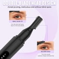 thumbnail image 2 of FACEGA Eye Brow Trimmer for Men,Dual-Blade Rotatable Electric Eyebrow Trimmer,Detachable No Pulling Sensation Facial Hair Trimmer,Hair Trimmer for Eyebrows,Underarms, 2 of 7