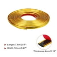 thumbnail image 2 of REGALWOVEN Peel and Stick Trim, Flexible Wall Molding Trim Waterproof Self-Adhesive Wall Trim Gold 0.5 Inch x 25 Ft, 2 of 6