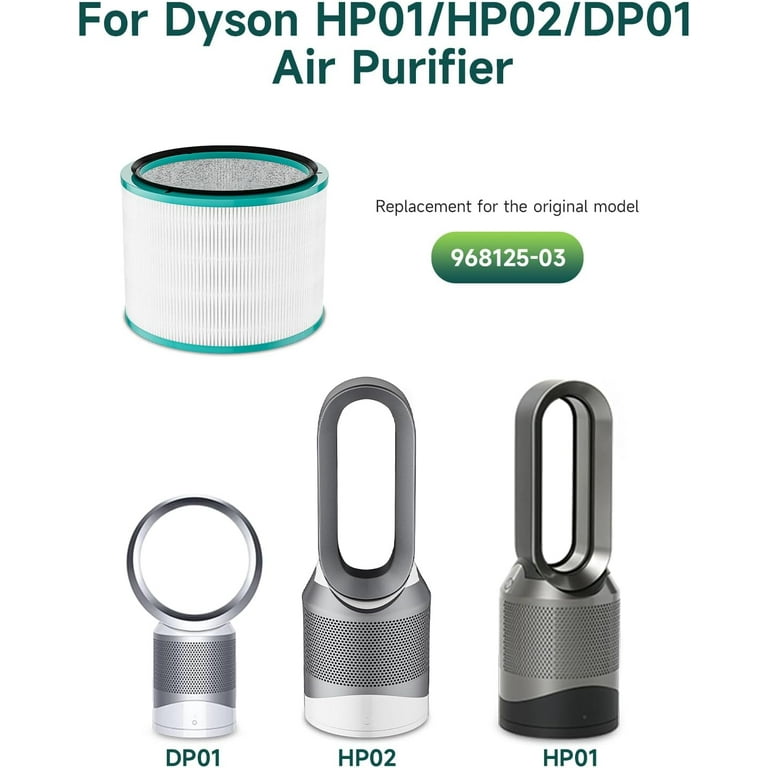 Future Way 2 Pack HP01 HP02 HEPA Filter Replacement for Dyson Pure Hot + Cool Link HP01, HP02, DP01, DP02 Air Purifier, True HEPA Air Purifier Filter, Future Way 2 Pack HP01 HP02 HEPA Filter Replacement for Dyson Pure Hot + Cool Link HP01, HP02, DP01, DP02 Air Purifier, True HEPA Air Purifier Filter,