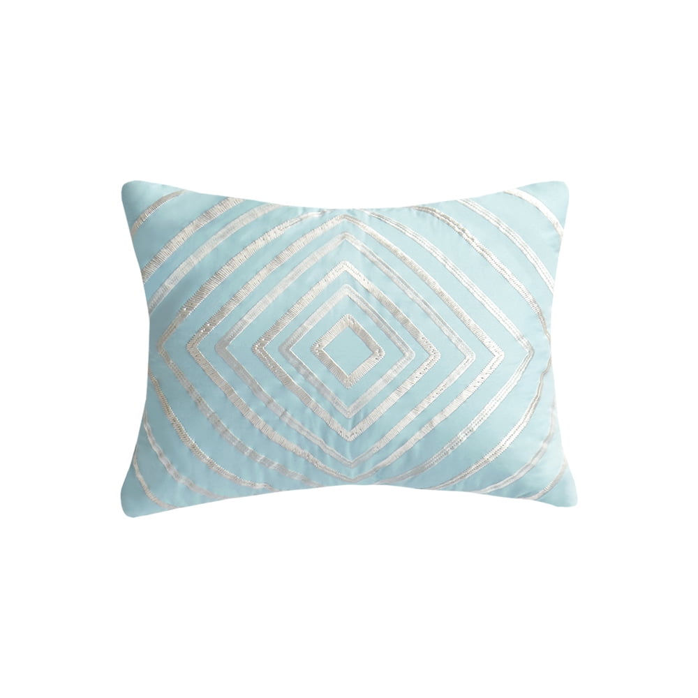 Mainstays Aqua Watercolor 6-Piece Bed in a Bag, Twin/Twin XL
