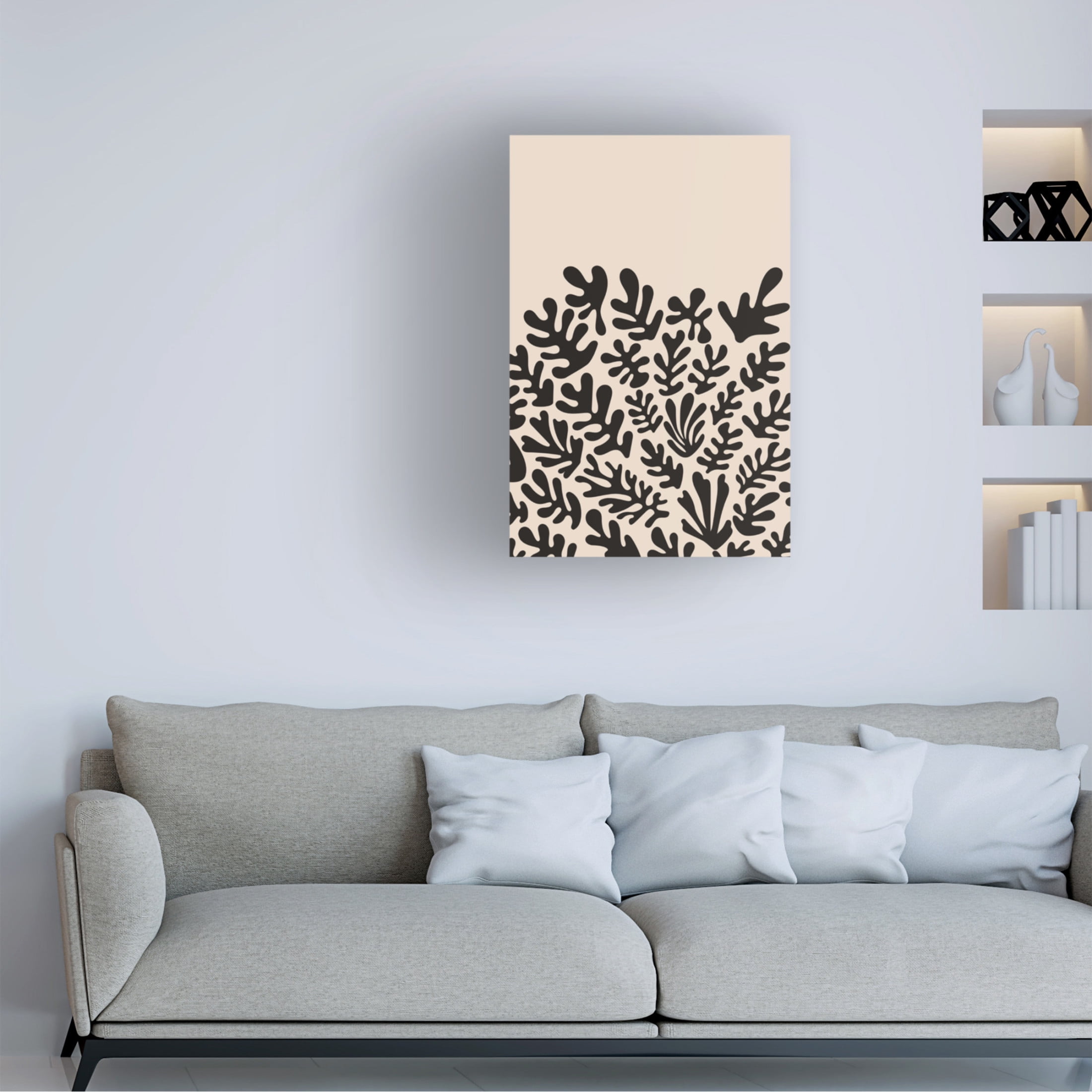 Trademark Fine Art jay stanley Henri Matisse Black Algae Collection 2 Canvas Wall Art