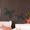 thumbnail image 4 of Clearance Wall stickers under $5,Black Butterfly Wall Art Wall Decor Wall Sculpture Wall Hanging For Living Room Bedroom 1pack, 4 of 4