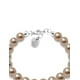 thumbnail image 2 of Pulsera Crystals Pearls color Peach plata .925 Zvezda ZPU-PRL8-PEA, 2 of 3