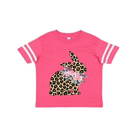 

Inktastic Leopard Print Bunny Flowers Gift Toddler Boy or Toddler Girl T-Shirt