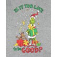 thumbnail image 5 of Dr Seuss The Grinch Is It Too Late To Be Good Boy's Holiday Fleece Pajama Pants 2-Piece Pajama Set w Elastic Waistband, 5 of 8