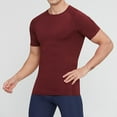 thumbnail image 2 of Mens Shirts Short Sleeve, Compression Shirt Short Sleeve Football Basketball Undershirt Athletic Quick Dry Base Layer T-Shirt, 2 of 5