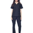 thumbnail image 3 of Dagacci Medical Uniform Unisex Scrubs Set Scrub Top and Pants, 3 of 4