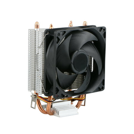 Quiet CPU Cooler Fan for LGA 1366 / LGA 1150 / LGA 1155 / LGA 1156 / LGA 775 AMD 3 / AMD 2  /