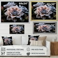 thumbnail image 4 of Designart "Blooming Blue Succulent" Succulent Floater Framed Canvas Art Print, 4 of 5