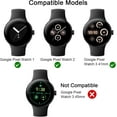 thumbnail image 2 of MYKOMI Silicone Band Compatible with Google Pixel Watch 3 Band 41mm, Google Pixel Watch 2 Band, Google Pixel Watch Band Women Men, Soft Sport Replacement Wristband Strap for Pixel Watch, 2 of 7