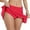 Red, variant on Women's Swim Skirt Ruffle Trim High Waisted Lightweight Bathing Suit Bottoms Breathable Full Coverage Swim Bottoms (Red, L)