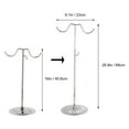 thumbnail image 2 of 1Pc Liftable Bag Storage Rack Handbag Display Rack Bag Holder (Silver), 2 of 8