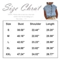thumbnail image 3 of Womens Tops Women's Casual Color Cotton Linen Standing Collar Button Short Sleeved Shirt Green S, 3 of 5
