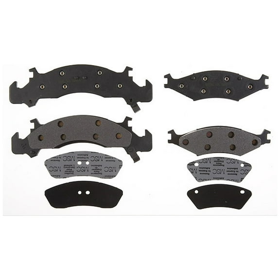 Raybestos PGD523M Professional Grade Semi-Metallic Disc Brake Pad Set Fits select: 1991-1992 DODGE MONACO, 1991-1992 EAGLE PREMIER