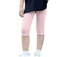 thumbnail image 2 of TIREOW Girls Capri Leggings Thin and Breathable Elastic High Waisted Leggings 3/4 Length Footless Stretchy Outerwear Leggings, 2 of 7