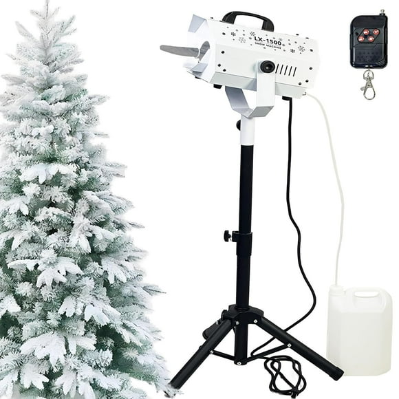 Máquina de nieve LANGXUN 1500W con control remoto manual e inalámbrico