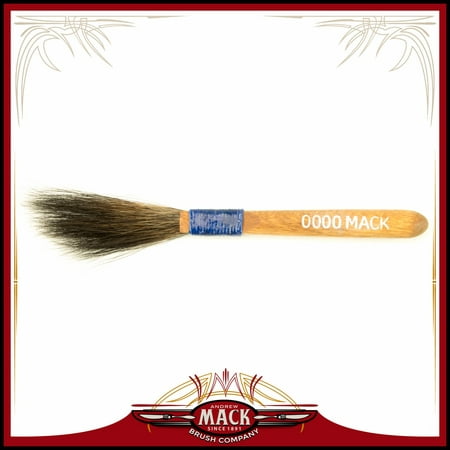 The Original Mack Sword Striping Size 0000 Series 10 Blue Squirrel Hair Pinstriping Brush 3/16