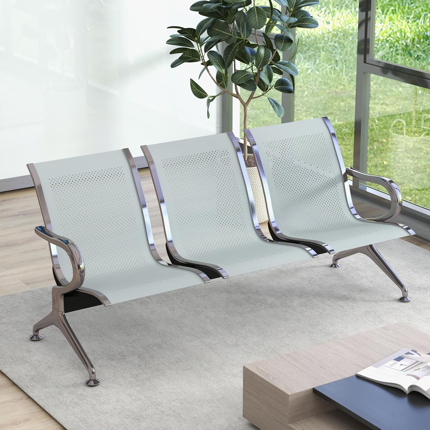 kinsuite 3-seat reception chairs - product