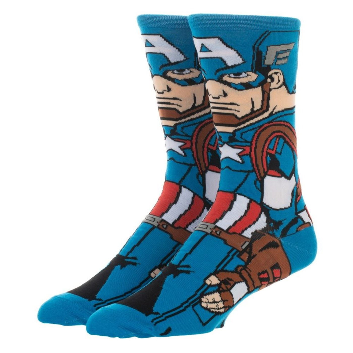 Captain America Captain America 360 Character Crew Sock