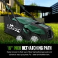 Garden Scarifier, 2in1 16INCH Dethatcher Scarifier,15 Amp Electric