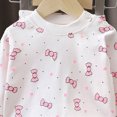 thumbnail image 4 of TOWED22 Boys Clothes Boy Outfits 2-Piece Long Sleeve Sweatshirt Tops and Pants Fall Winter Outfits Set Size:4-5 Y,Color:Pink, 4 of 5
