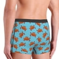 thumbnail image 4 of Bingfone Turtle Men's Underwear - Casual Stretch Boxer Briefs-Small, 4 of 7