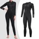 thumbnail image 3 of Traje de neopreno de 3 mm Traje de buceo con protección de cuerpo completo Traje de neopreno con cremallera frontal para adultos - Mujeres L SM SunniMix Traje de buceo, 3 of 8