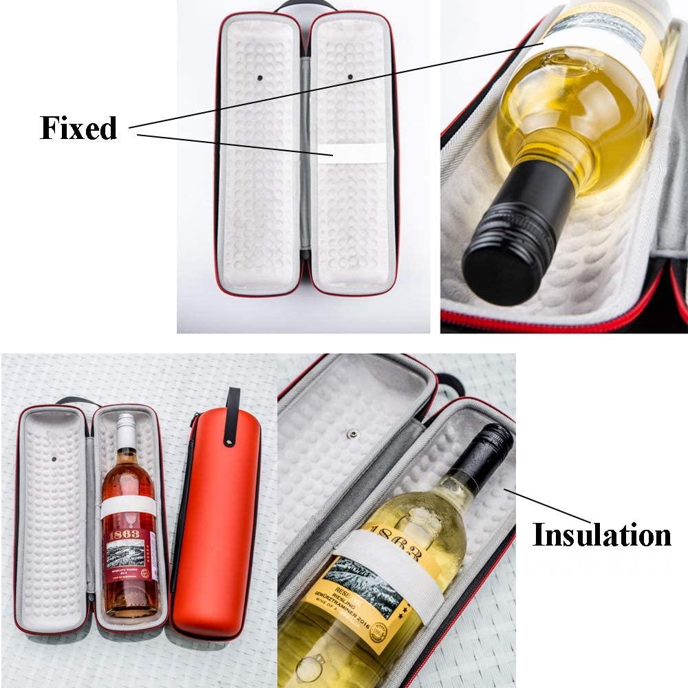 Portable Protective Wine Glasses Bottle EVA Carrying Case - China Wine  Bottle Case and Wine Travel Case price