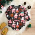 thumbnail image 4 of URMAGIC 0-18M Baby Boy Girls My First Christmas Outfit Romper Jumpsuit Sweatshirts Playsuit Xmas Pullover, 4 of 9