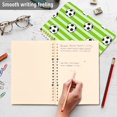 thumbnail image 6 of joogoo A5 Spiral Journal Notebook Football on Stripes College Ruled Notebooks 8.3" x 5.7" 2 PCs, 6 of 8
